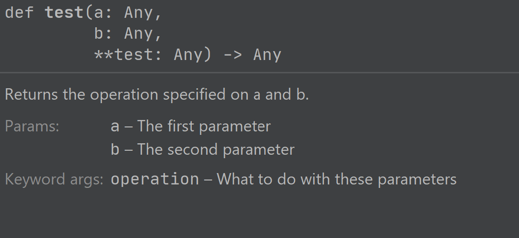 :key: parameter documentation doesn't correctly display in help ...