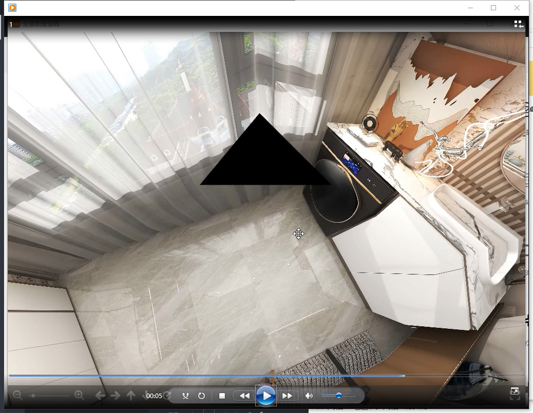 use cubemap-adapter and Animation, set fisheye, Black tiles will be ...