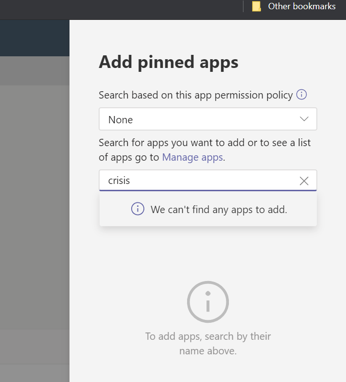 [App not showing in the app setup policy] · Issue #164 · microsoft ...