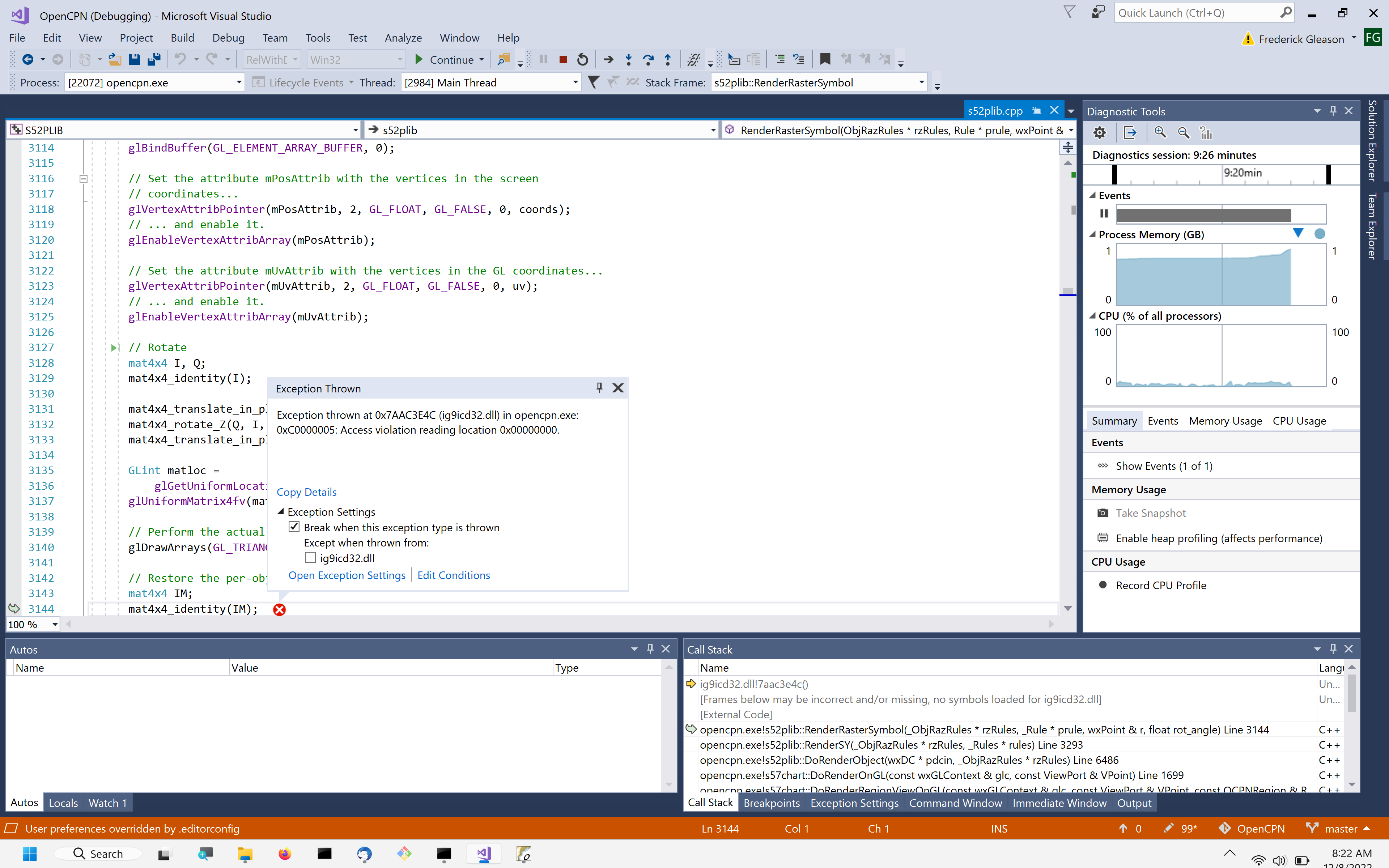 Breaks: Are these bugs or not? · Issue #2861 · OpenCPN/OpenCPN · GitHub
