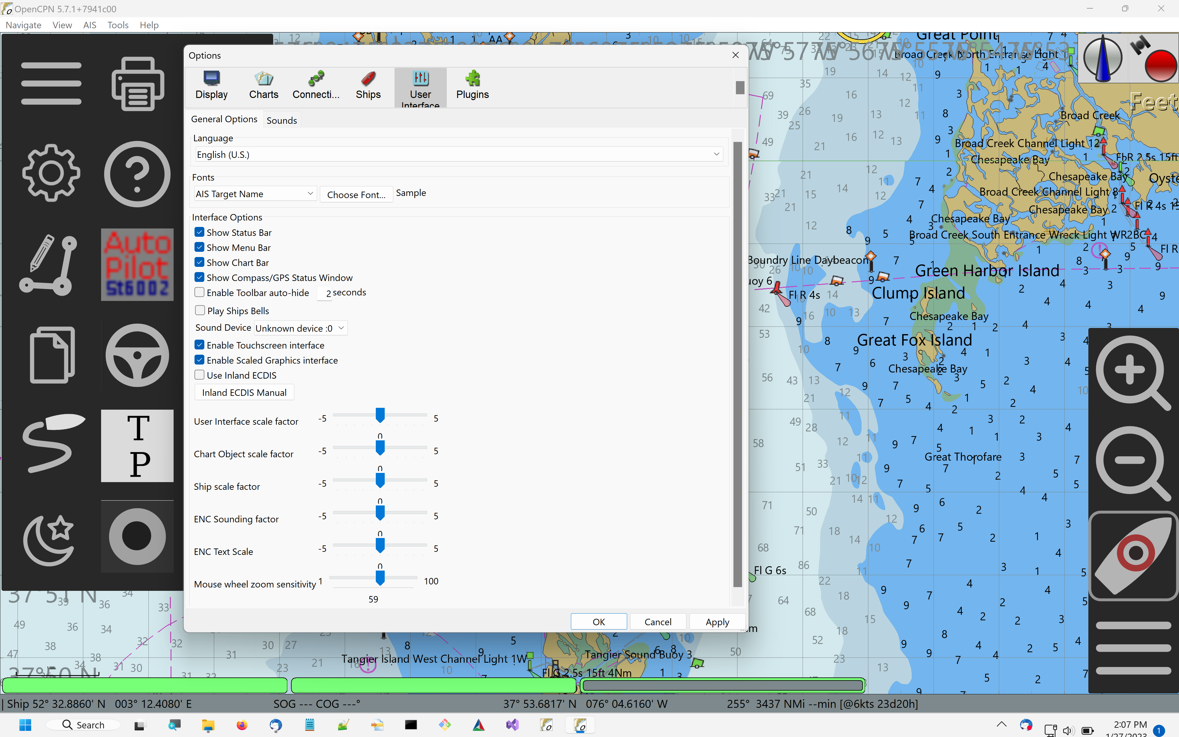 DPI Aware OpenCPN 5.7.1+98.7941c00 · Issue #2943 · OpenCPN/OpenCPN · GitHub