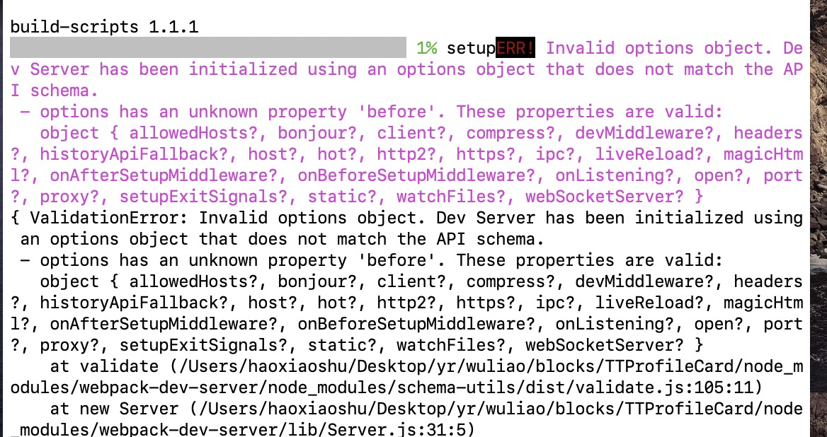 自定义区块，启动报错，麻烦看下 · Issue #4730 · alibaba/ice · GitHub