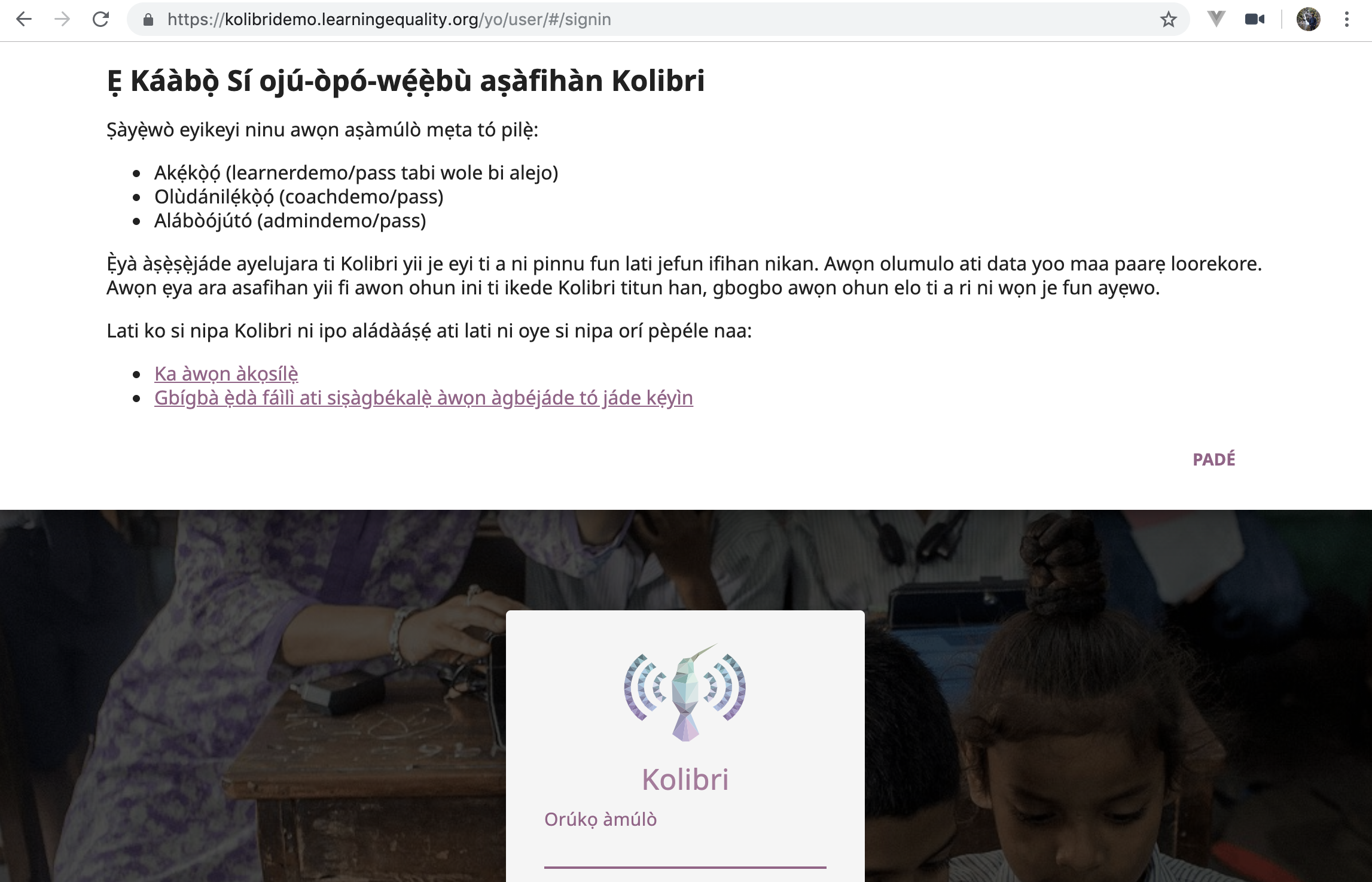 Kolibri Demo Banner Visible On Non Login Pages Issue 5715