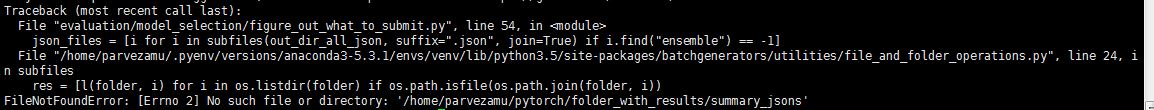 Error during the running of evaluation · Issue #66 · MIC-DKFZ/nnUNet ...