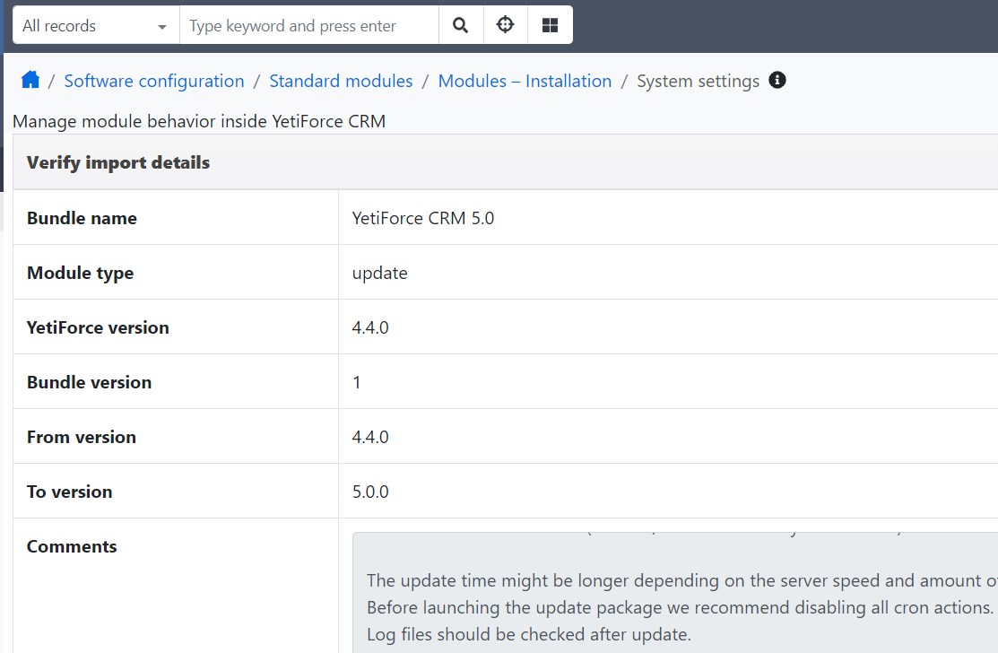 [bug] cant upgrade from 4.4 to 5 · Issue #9517 · YetiForceCompany ...
