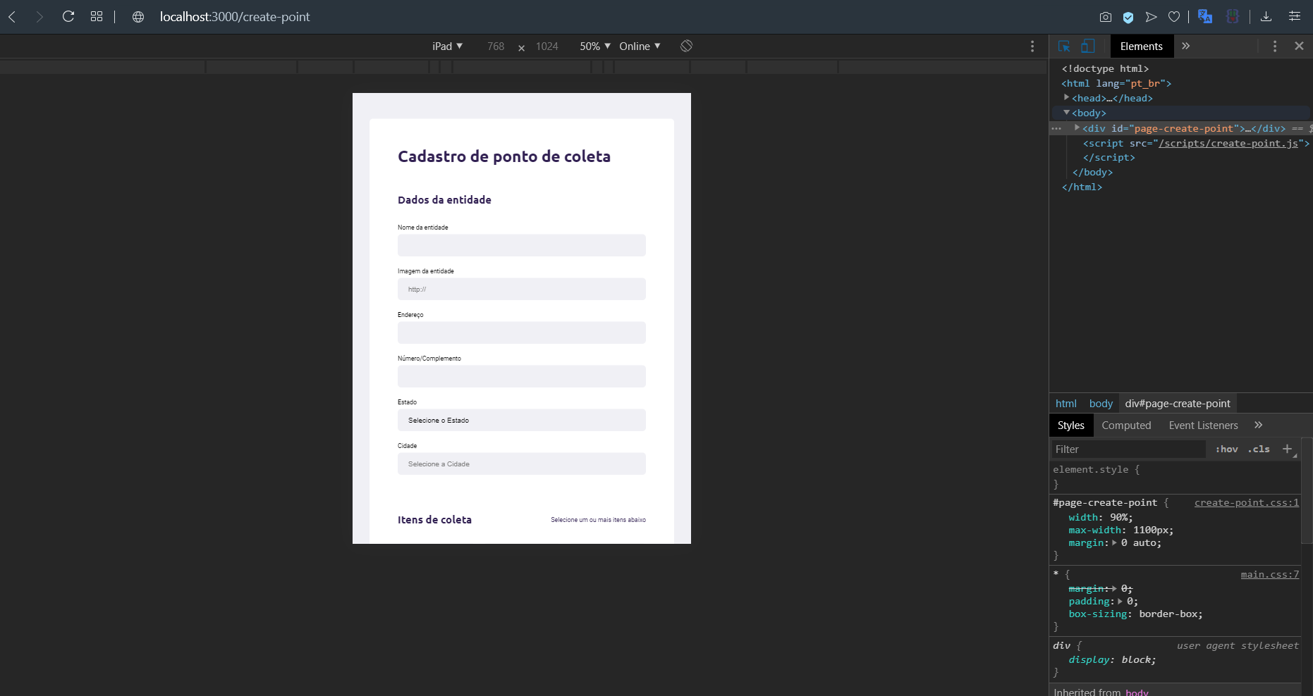 GitHub - samaramiranda/Ecoleta: ♻ Projeto de coleta de lixo ...