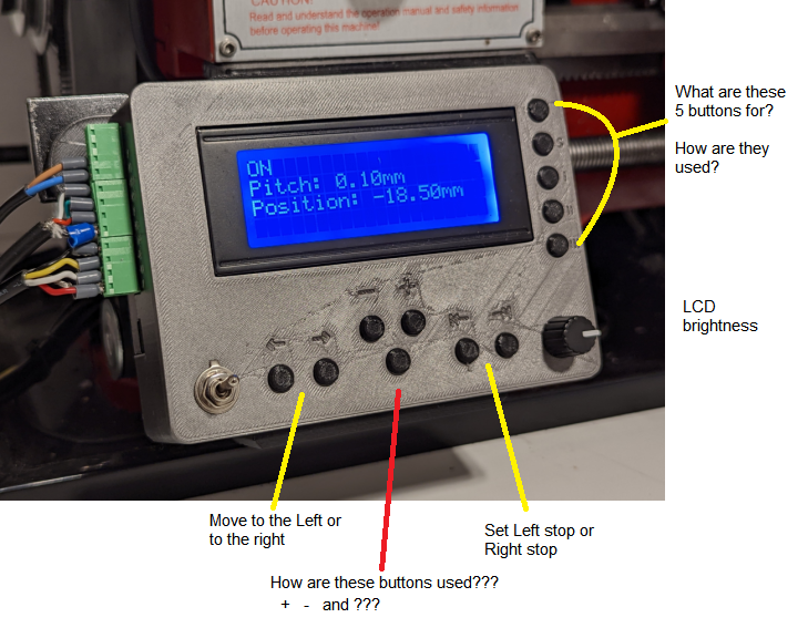 Function of these buttons