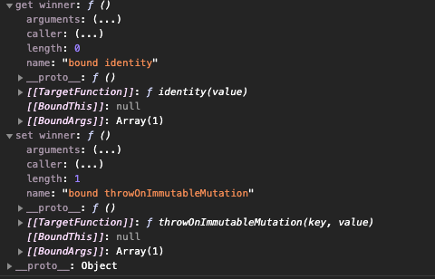 Object create getter, setter after passed navigation router params ...