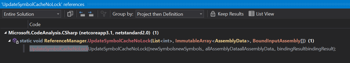 Find All References is not rendering correctly · Issue #58693 · dotnet ...