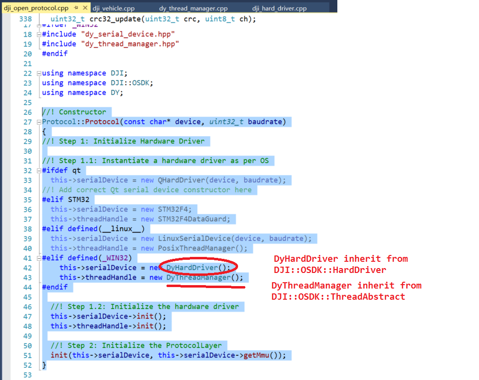 xprimarydriver::payload struct reference: api and code... How could I use my own serial driver class in the framework of OSDK 3.3 ...