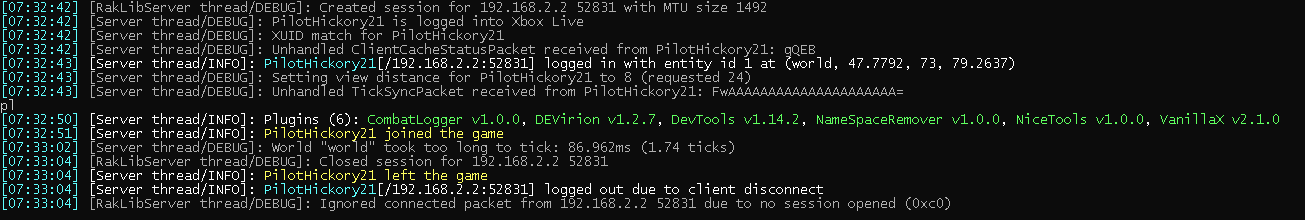 Server Crash · Issue #66 · CLADevs/VanillaX · GitHub