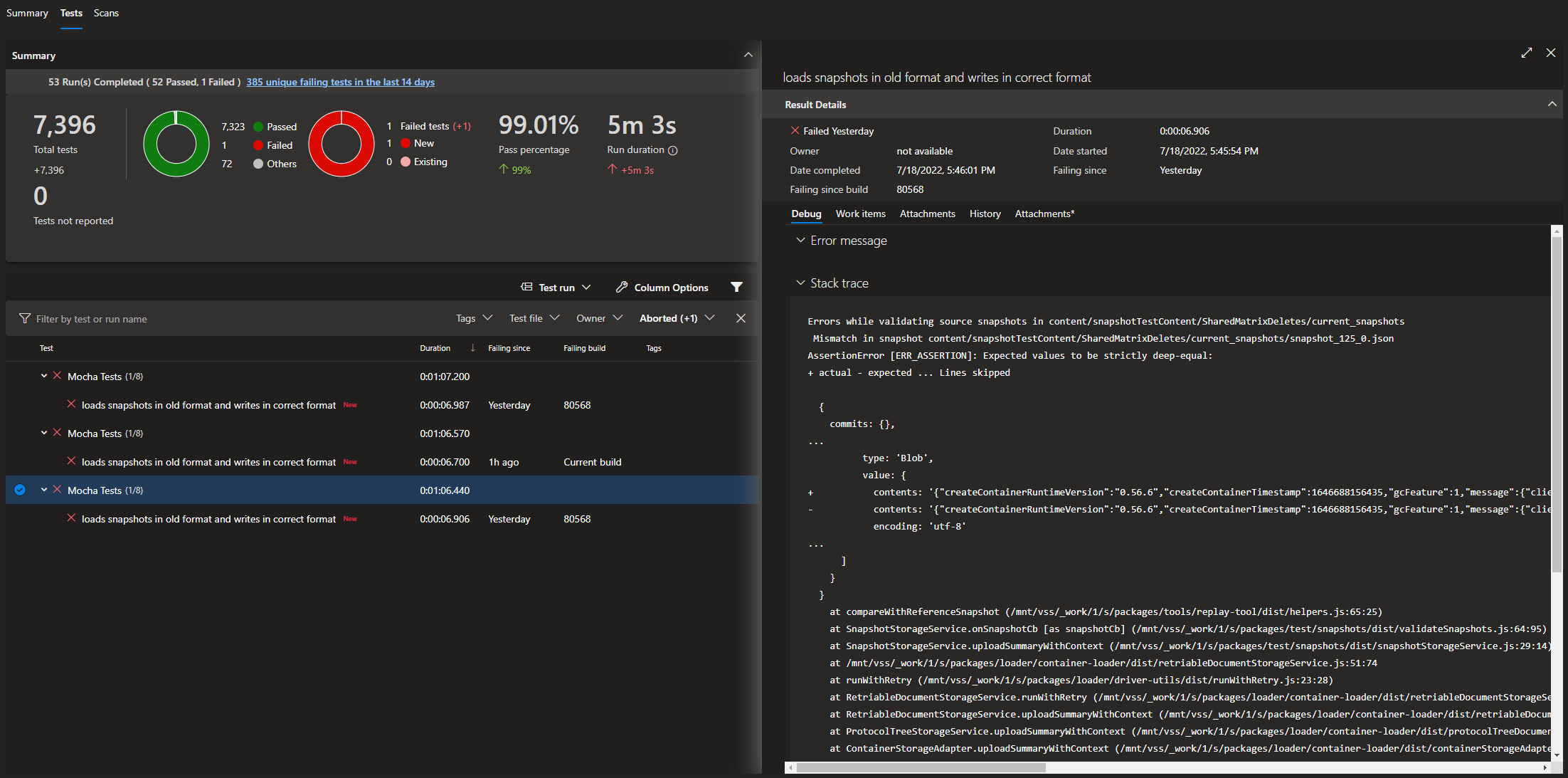 Error in snapshot update script · Issue 11174 · microsoft