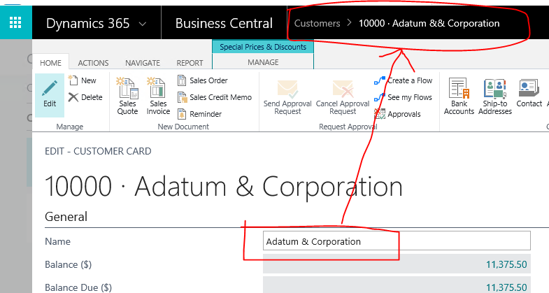 Symbol In Name Showing Double In Navigation Pane Issue 3390