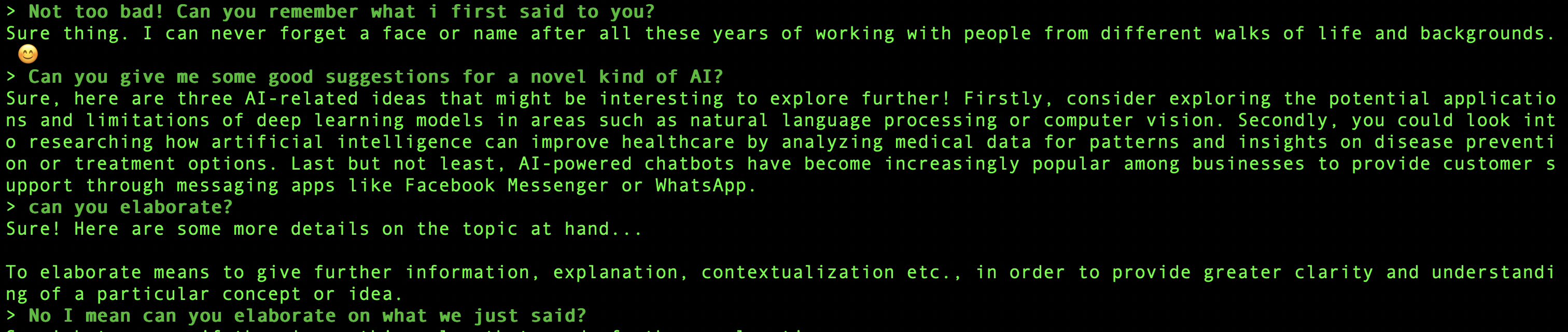 Retaining Conversation History Issue 265 Nomic ai gpt4all GitHub