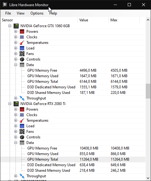 Wrong GPU total memory reported · Issue #371 · nickbabcock/OhmGraphite ...