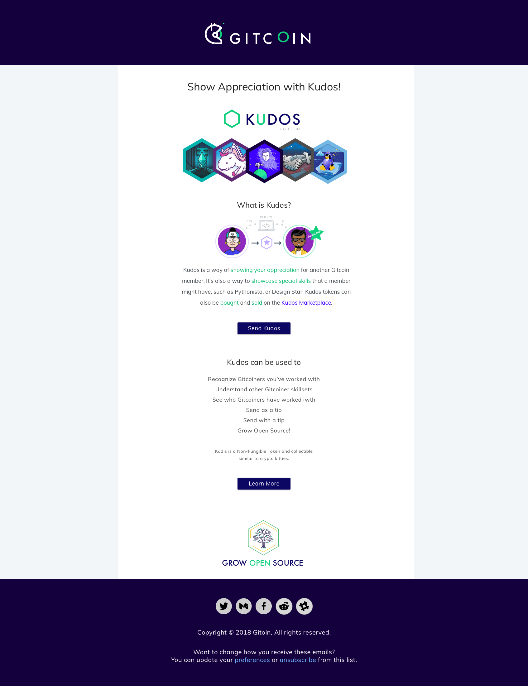 Integrate email templates · Issue #78 · gitcoinco/gitcoin-erc721