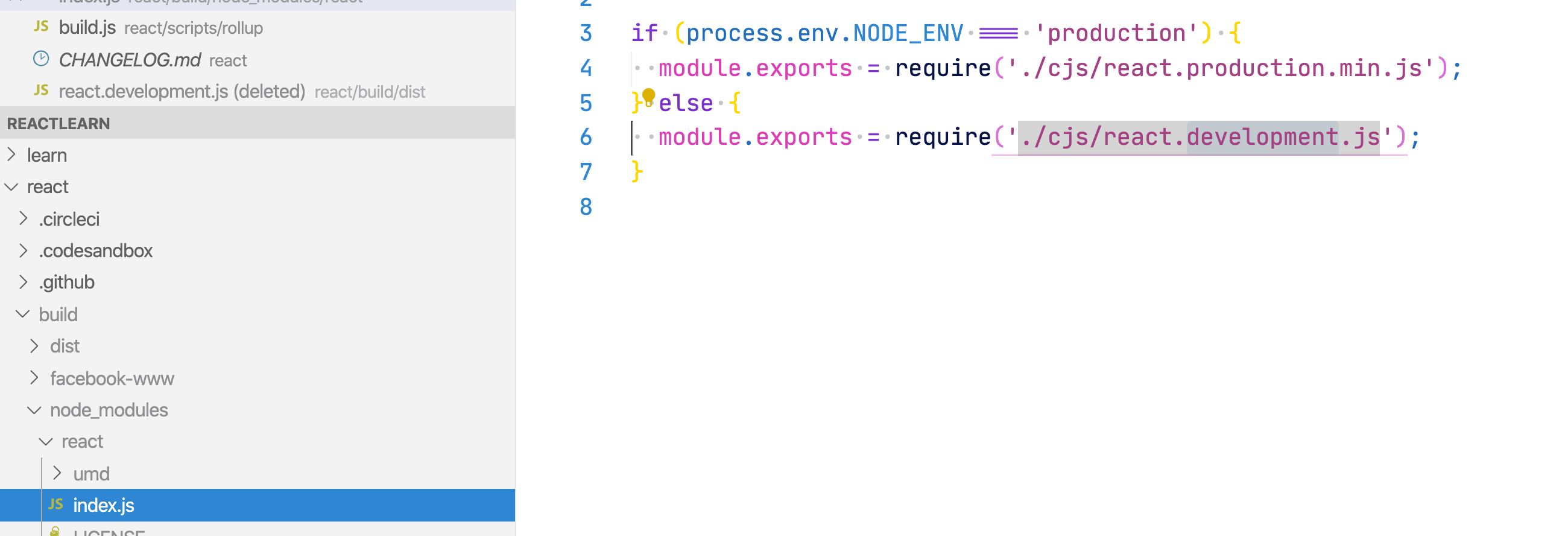 link test build then Can't resolve './cjs/react-dom.development.js ...