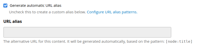 [UX] Make 'URL alias' description/help text context-sensitive · Issue ...
