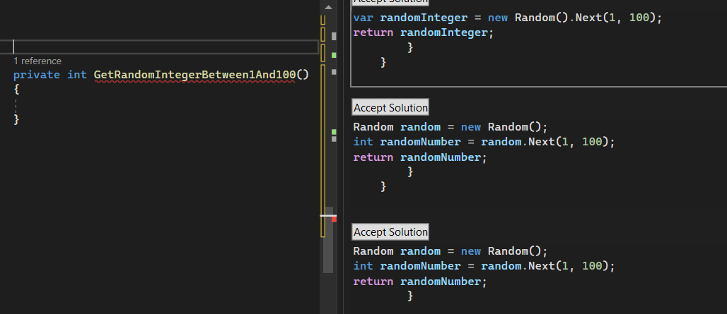 CoPilot suggests incomplete code · community · Discussion #38941 · GitHub