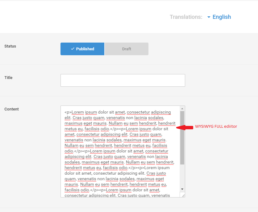 WYSIWYG editor not appearing in translations interface · Issue #2021 ...