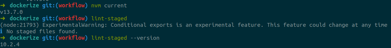 ExperimentalWarning: Conditional exports is an experimental feature ...