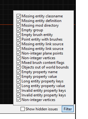 Issue filter list has duplicate items, assertion failure when checking ...