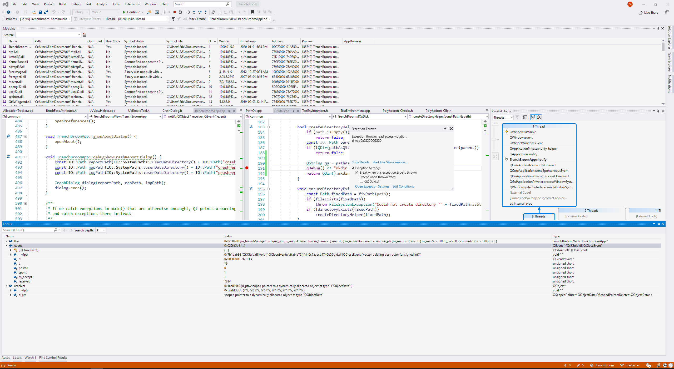 Crash when closing welcome window (on Windows, debug build) · Issue ...