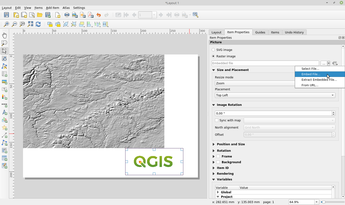 how to add image into qgis