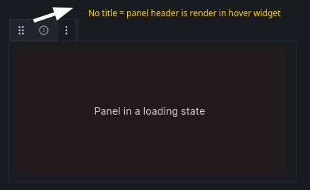 Panel Edit: Add option for headerless panel · Issue #59398 · grafana ...