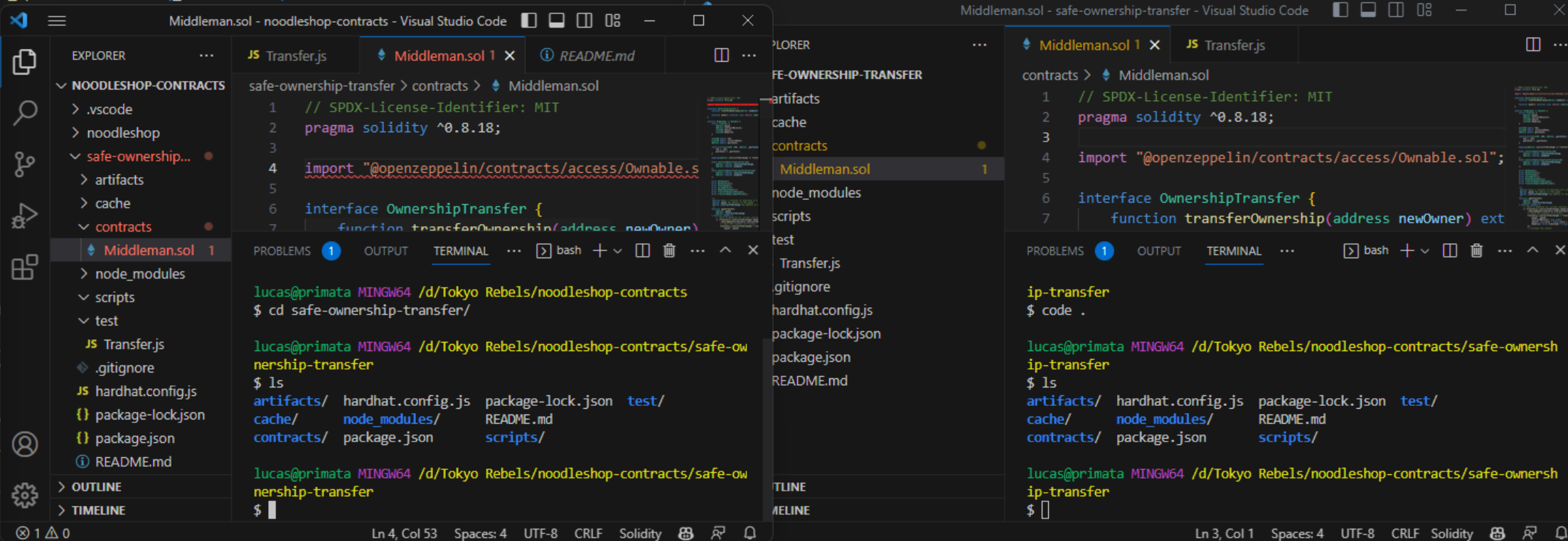 import errors on hardhat depending on the root directory · Issue 470