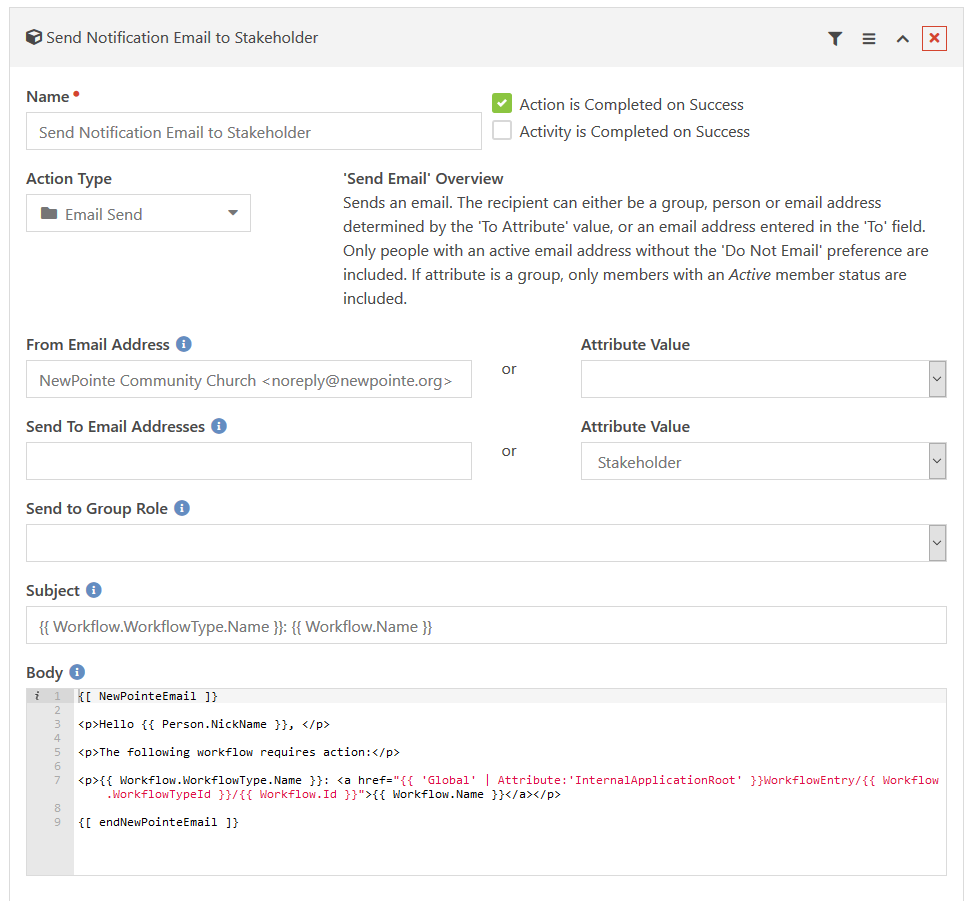 Send Email Workflow Action error after v10 update · Issue #4060 ...