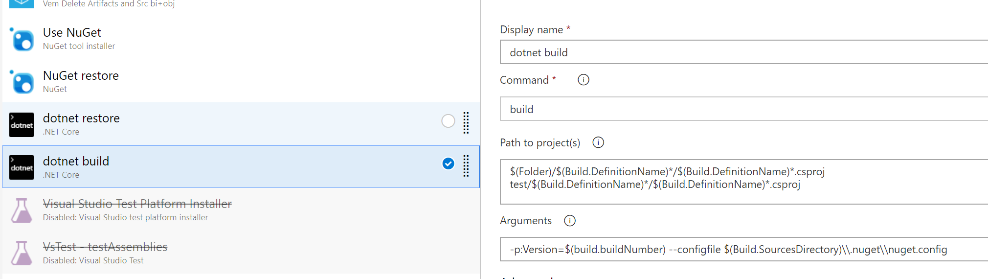 Dotnet Test Azure Devops Not Working On With Csproj And Devops Artifacts Issue 8656 NuGet 
