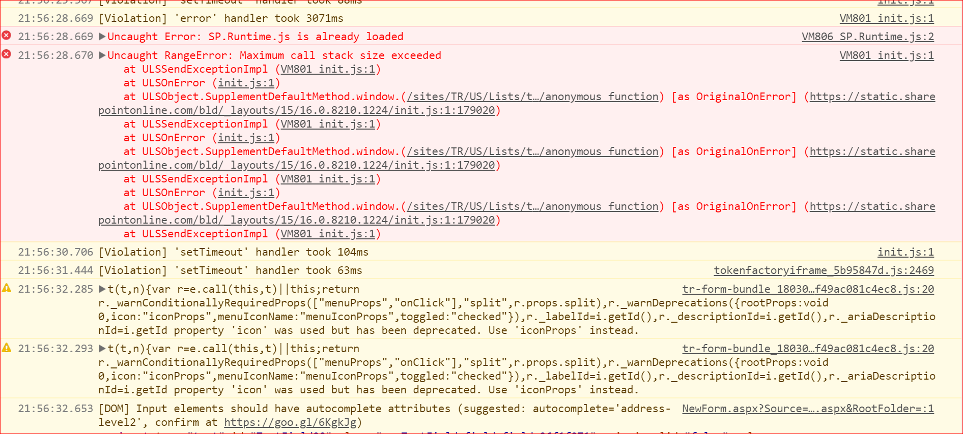 Errors have started appearing in our production app · Issue #2819 ...