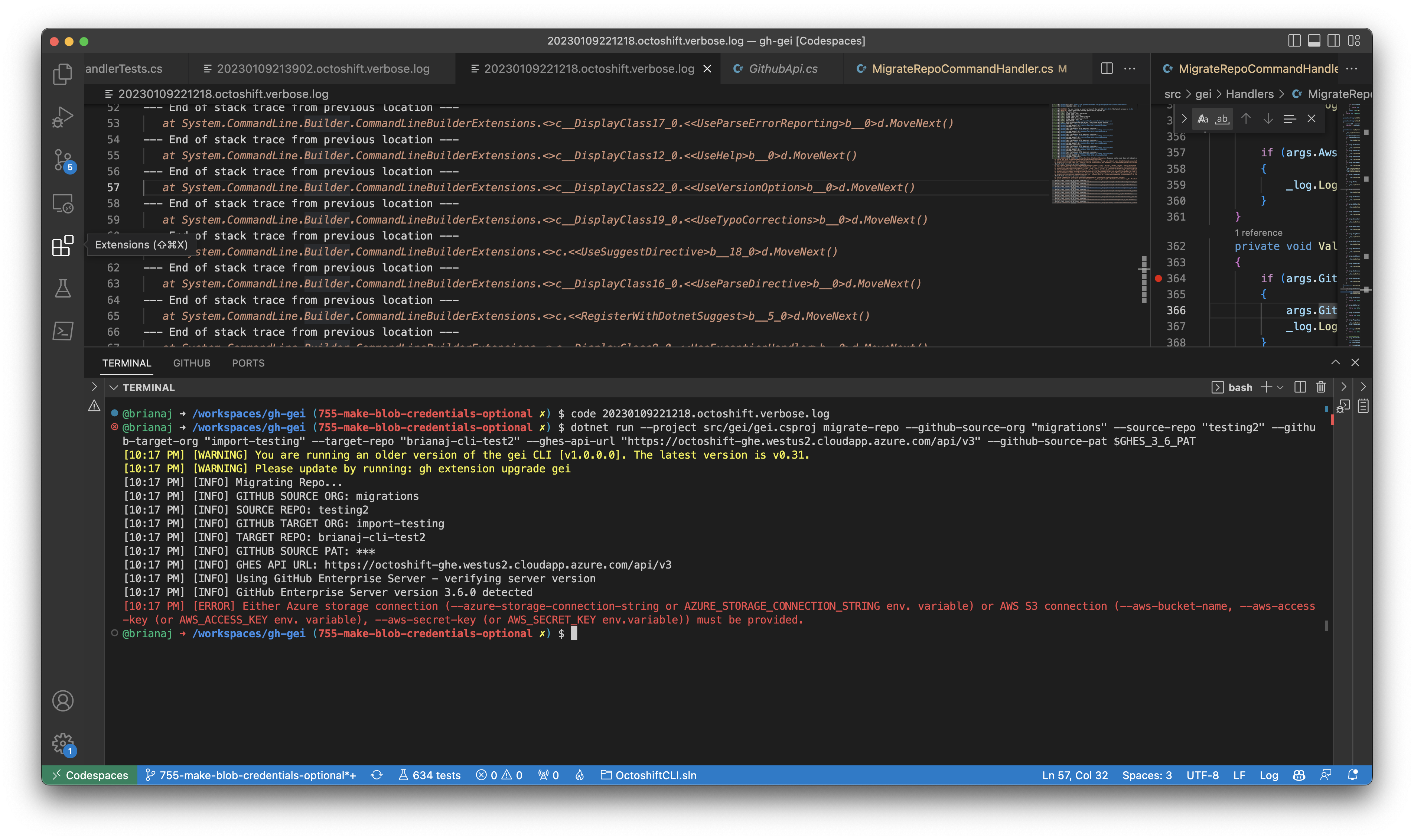 Add integration test for GHES 3.8+ source · Issue #756 · github/gh-gei ...