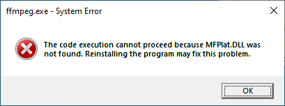 FFMpeg will not run on Windows 10 N · Issue #430 · openaudible ...