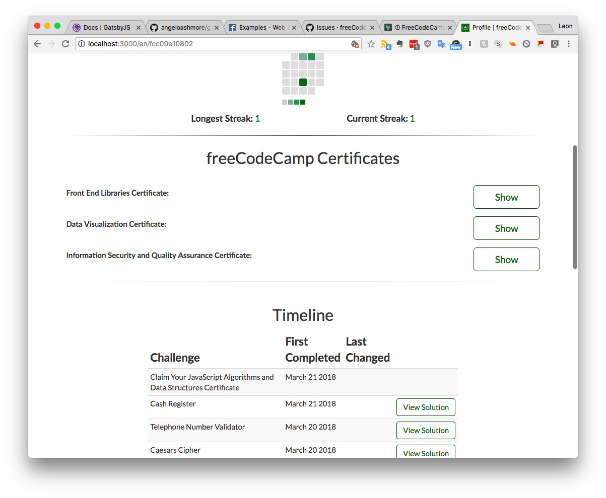 [Beta] Unable to claim some certificates · Issue #16923 · freeCodeCamp ...