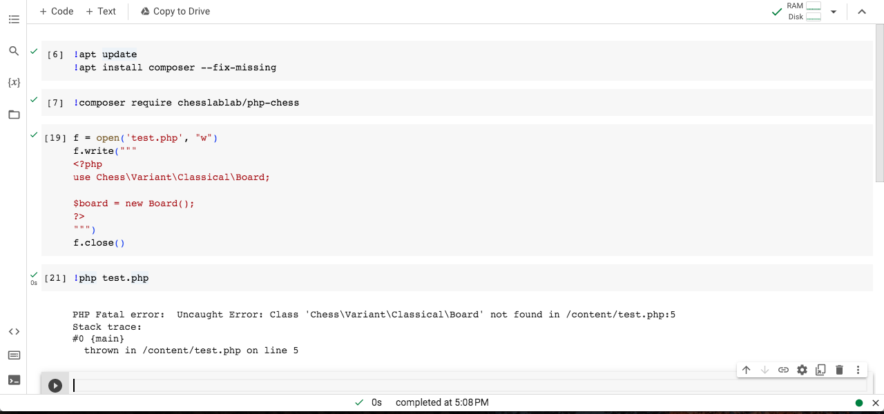 run php-chess on terminal or other environment · chesslablab ...