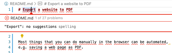 Spell check not working on MD · Issue #90230 · microsoft/vscode · GitHub