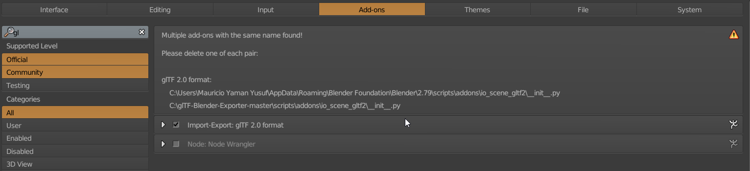 Multiple Add-on's with the same name Found · Issue #183 · KhronosGroup ...