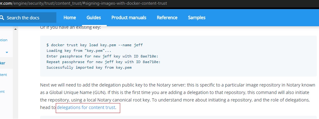 Broken link on the DCT page · Issue #11349 · docker/docs · GitHub