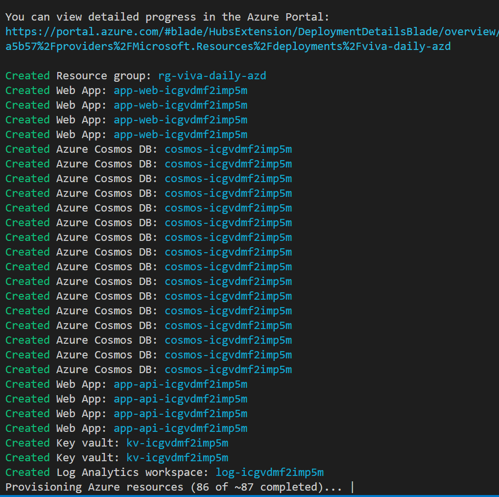 [Issue] duplicated resources are displayed when running `provision` a ...