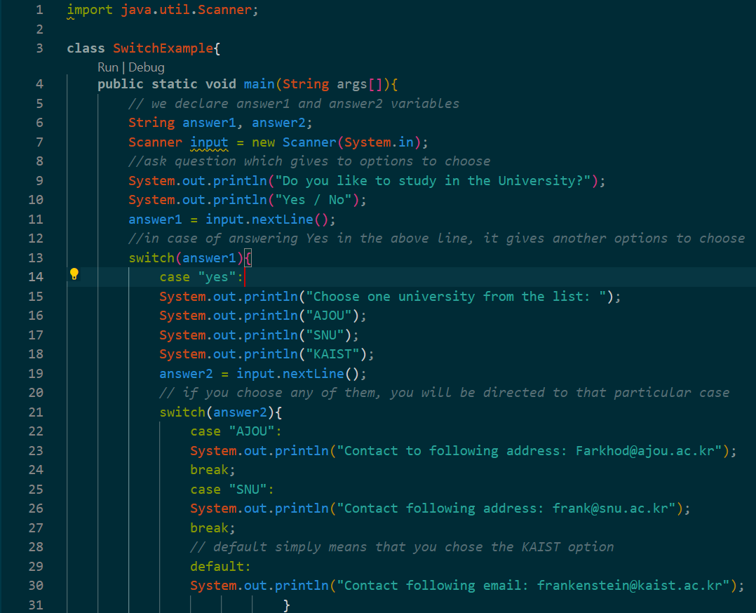 GitHub - af4092/Java-Switch-Example: Switch example
