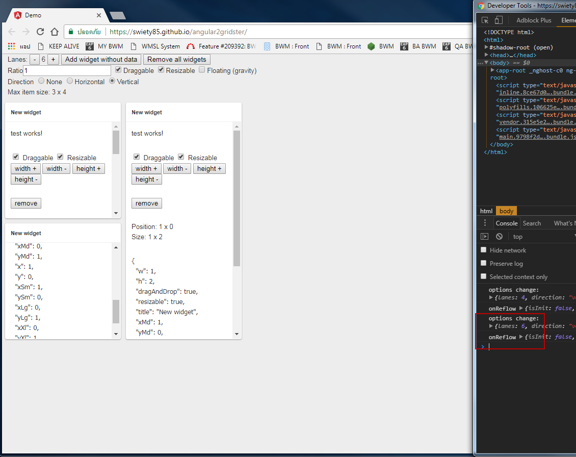 Widget position is overlap when resize the widget · Issue #194 ...