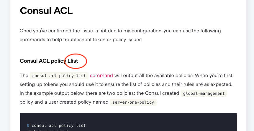 [Doc][Bug] typo in acl-troubleshooting page · Issue #7871 · hashicorp ...