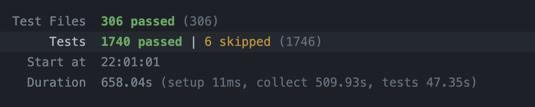 Test Collection Slow · Issue #1844 · vitest-dev/vitest · GitHub