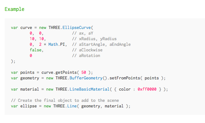 Docs: Broken formatting · Issue #16513 · mrdoob/three.js · GitHub
