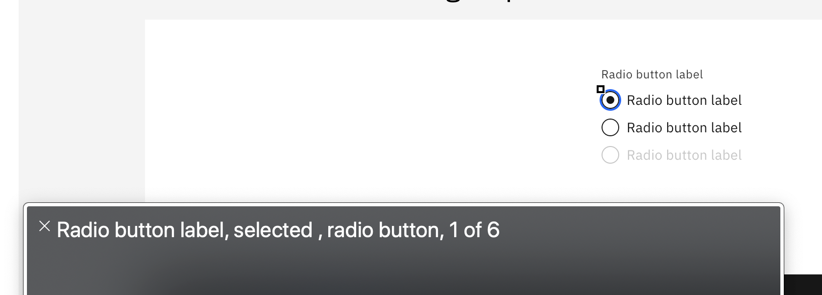 RadioButton React - Screen reader cannot read label · Issue #4491 ...