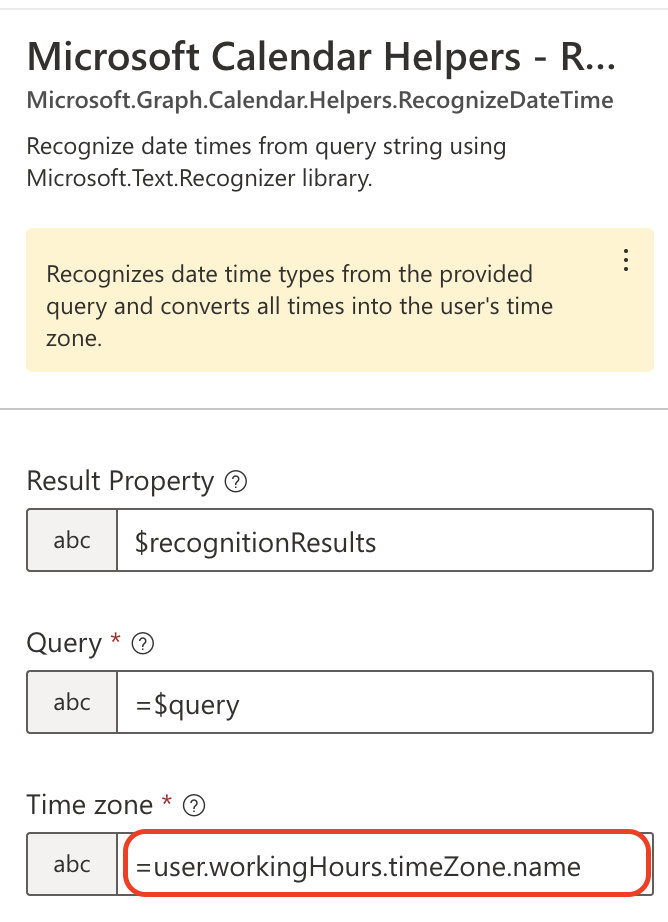 'Customized Time Zone is an illegal timezone' error in Calendar Skill ...