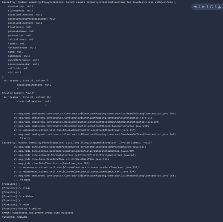 Error analysis of CI/CD in kubesphere version 3.2.0 · Issue #4555 ...