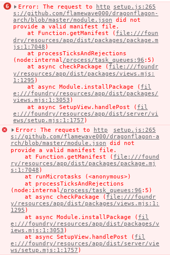 Not installable · Issue #112 · flamewave000/dragonflagon-arch · GitHub